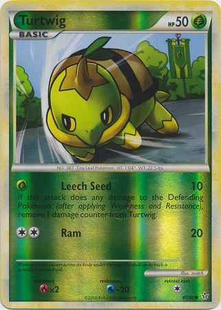 Turtwig - 67/95 - Common - Reverse Holo available at 401 Games Canada