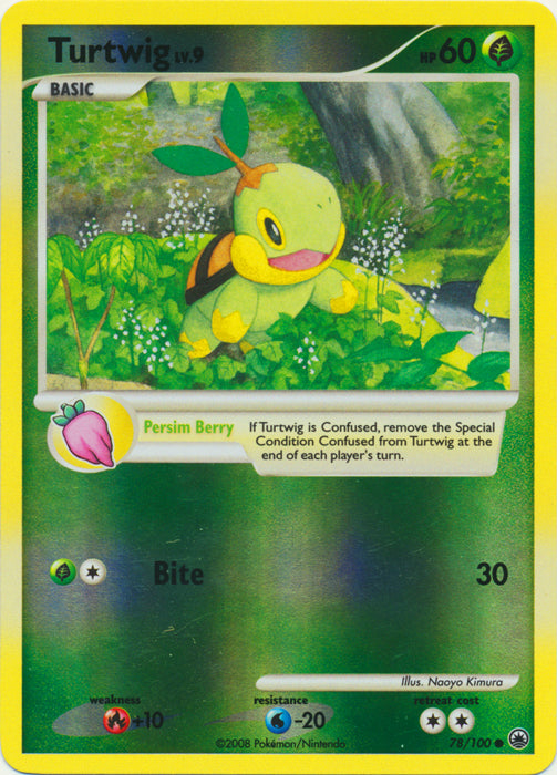 Turtwig - 78/100 - Common - Reverse Holo available at 401 Games Canada