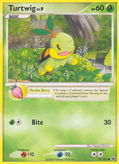 Turtwig - 78/100 - Common available at 401 Games Canada