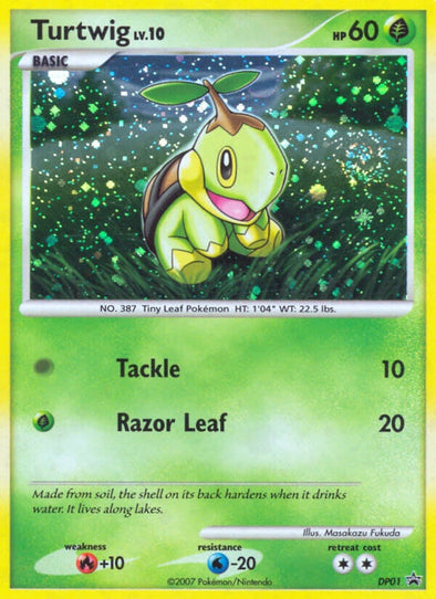 Turtwig - DP01 - Holo Promo available at 401 Games Canada