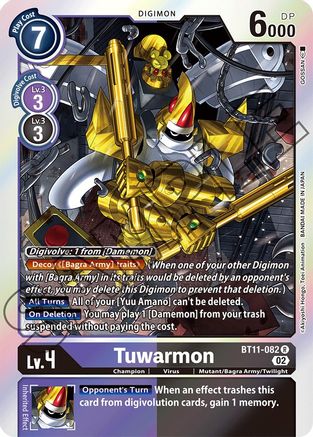 Tuwarmon - BT11-082 - Rare available at 401 Games Canada