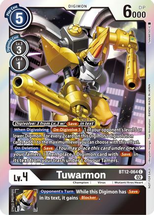 Tuwarmon (Box Topper) - BT12-064 - Common available at 401 Games Canada