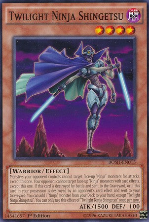 Twilight Ninja Shingetsu - BOSH-EN015 - Common - 1st Edition available at 401 Games Canada