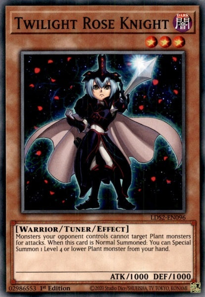Twilight Rose Knight - LDS2-EN096 - Common - 1st Edition available at 401 Games Canada