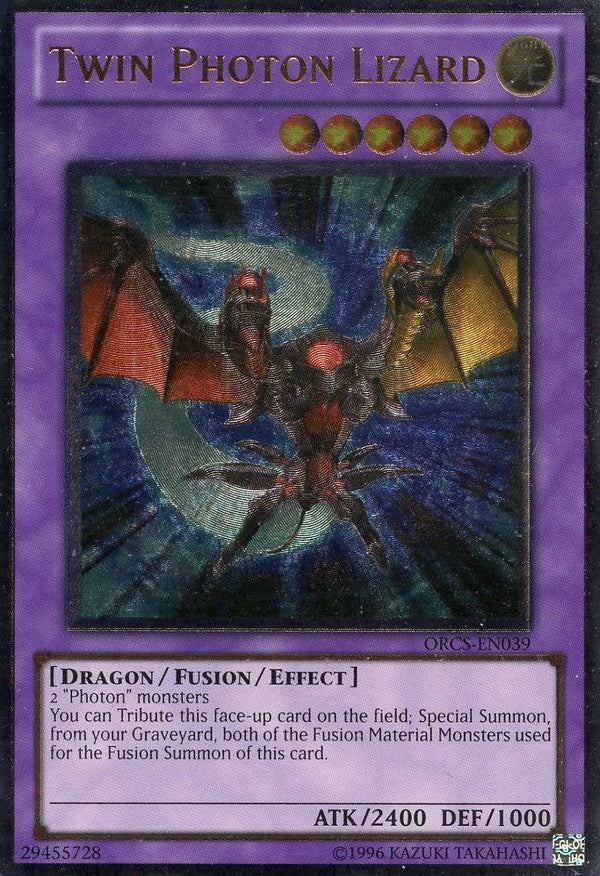 Twin Photon Lizard - ORCS-EN039 - Ultimate Rare - Unlimited available at 401 Games Canada