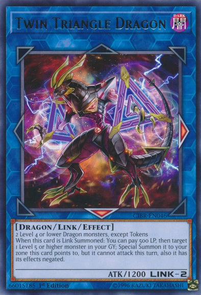 Twin Triangle Dragon - CIBR-EN046 - Rare - 1st Edition available at 401 Games Canada