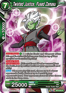 Twisted Justice, Fused Zamasu - BT3-076 - Rare available at 401 Games Canada