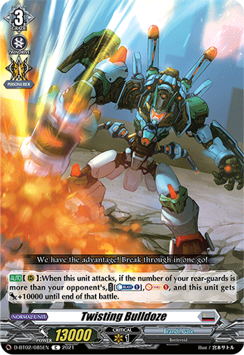 Twisting Bulldoze - D-BT02/085 - Common available at 401 Games Canada