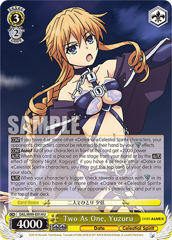 Two As One, Yuzuru - DAL/W99-E014 - Uncommon available at 401 Games Canada