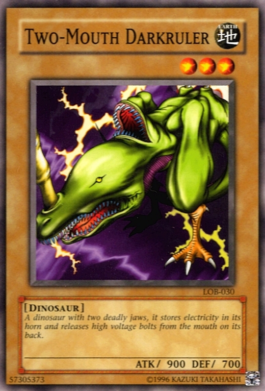 Two-Mouth Darkruler - LOB-030 - Common - Unlimited available at 401 Games Canada
