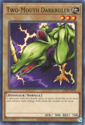 Two-Mouth Darkruler - LOB-EN030 - Common - Unlimited Worldwide available at 401 Games Canada
