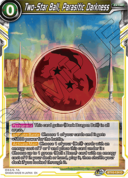 Two-Star Ball, Parasitic Darkness - BT10-124 - Common (FOIL) (Reprint) available at 401 Games Canada