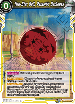 Two-Star Ball, Parasitic Darkness - BT10-124 - Common available at 401 Games Canada