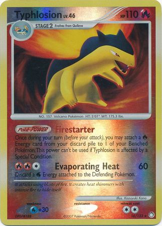 Typhlosion - 16/123 - Holo Rare - Reverse Holo available at 401 Games Canada