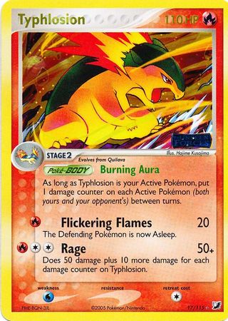 Typhlosion - 17/115 - Holo Rare - Reverse Holo available at 401 Games Canada