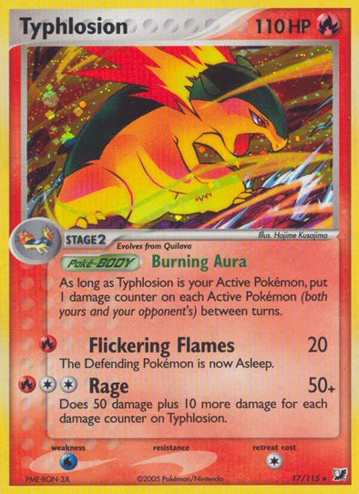 Typhlosion - 17/115 - Holo Rare available at 401 Games Canada