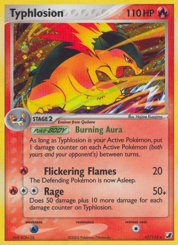 Typhlosion - 17/115 - Holo Rare available at 401 Games Canada