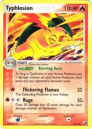 Typhlosion - 17/115 - Rare - Theme Deck Exclusive available at 401 Games Canada