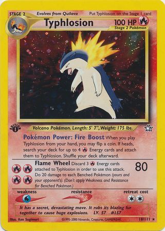 Typhlosion - 18/111 - Holo - 1st Edition available at 401 Games Canada