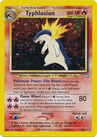 Typhlosion - 18/111 - Holo - Unlimited available at 401 Games Canada