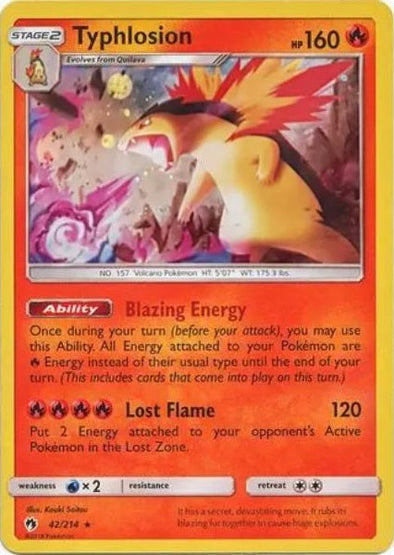 Typhlosion - 42/214 - Holo Promo (Cosmos Holo) available at 401 Games Canada