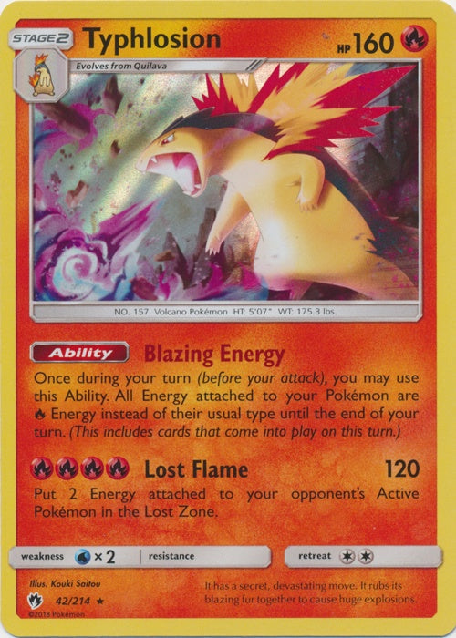 Typhlosion - 42/214 - Holo Rare available at 401 Games Canada