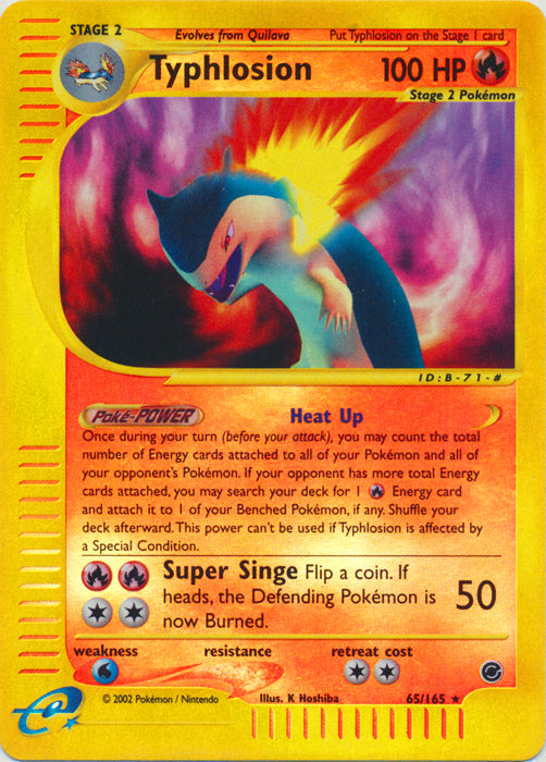 Typhlosion - 65/165 - Rare - Reverse Holo available at 401 Games Canada
