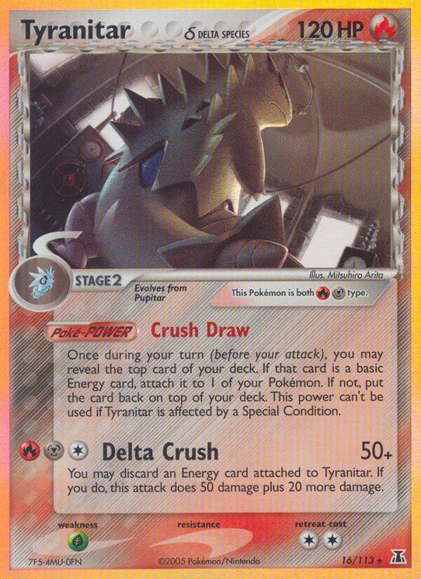 Tyranitar - 16/113 - Holo Rare available at 401 Games Canada