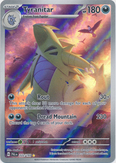 Tyranitar - 222/193 - Illustration Rare available at 401 Games Canada