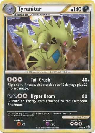 Tyranitar - 26/95 - Holo Rare - Theme Deck Exclusive available at 401 Games Canada