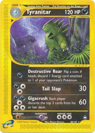 Tyranitar - 40/147 - Rare available at 401 Games Canada