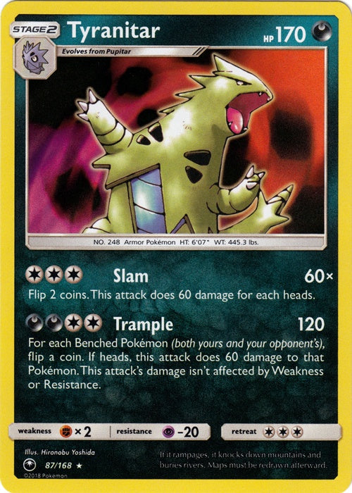 Tyranitar - 87/168 - Holo Rare available at 401 Games Canada