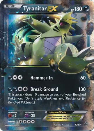 Tyranitar EX - 42/98 - Ultra Rare available at 401 Games Canada