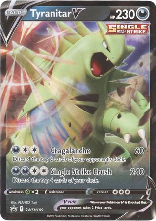 Tyranitar V - SWSH109 - Promo available at 401 Games Canada