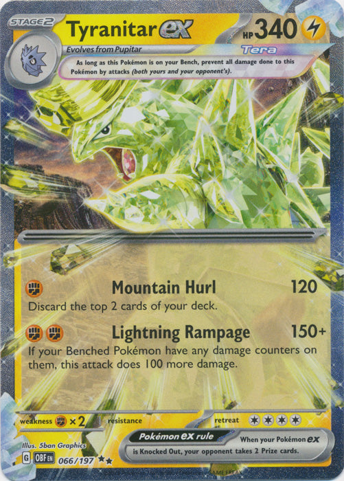 Tyranitar ex - 066/197 - Double Rare available at 401 Games Canada