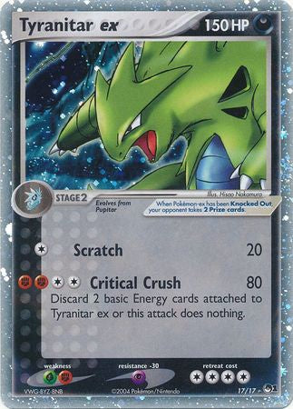 Tyranitar ex - 17/17 - Ultra Rare (Foil) available at 401 Games Canada