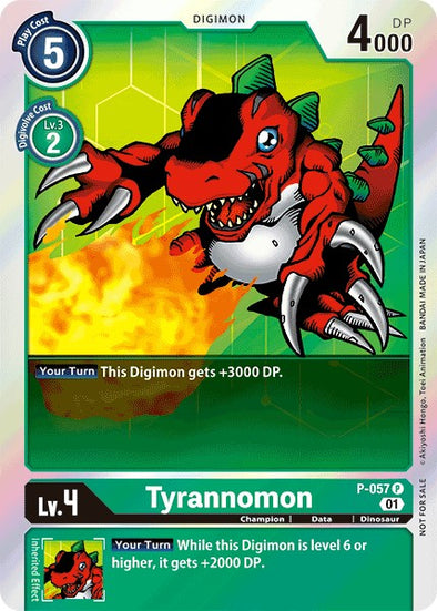 Tyrannomon (Official Tournament Pack Vol.4) - Digimon Promotion Cards (D-PR) available at 401 Games Canada