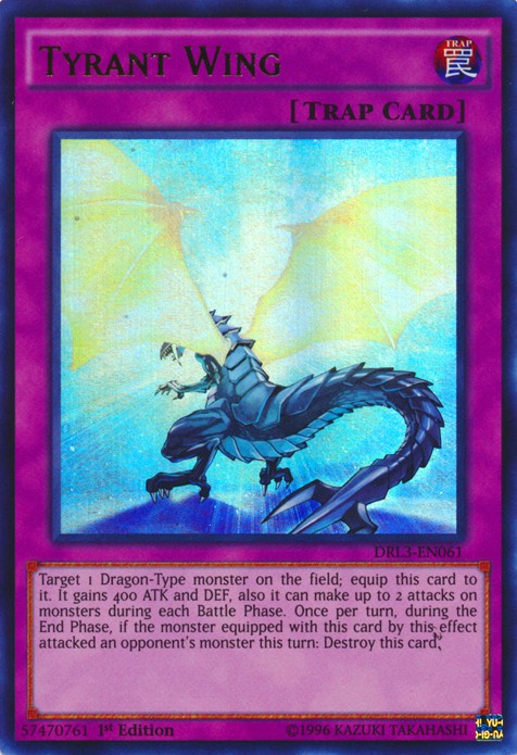 Tyrant Wing - DRL3-EN061 - Ultra Rare - 1st Edition available at 401 Games Canada