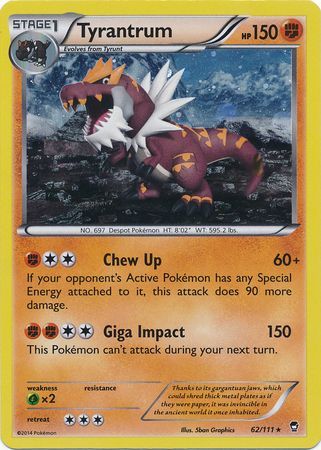 Tyrantrum - 62/111- Alternate Holo - Promo available at 401 Games Canada
