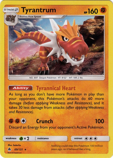 Tyrantrum - 69/131 - Holo Rare available at 401 Games Canada