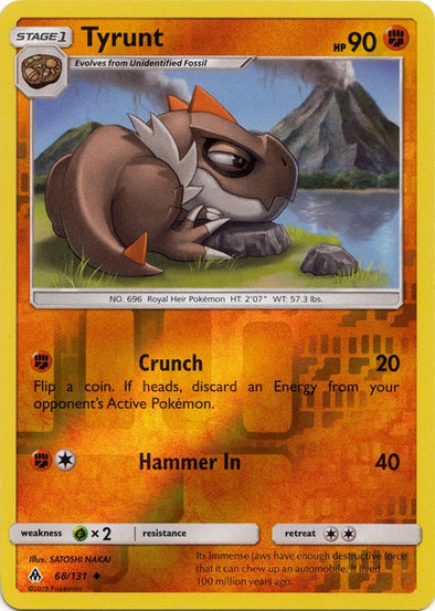 Tyrunt - 68/131 - Uncommon - Reverse Holo available at 401 Games Canada