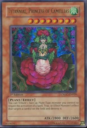 Tytannial, Princess of Camellias - CSOC-EN029 - Ultra Rare - 1st Edition available at 401 Games Canada