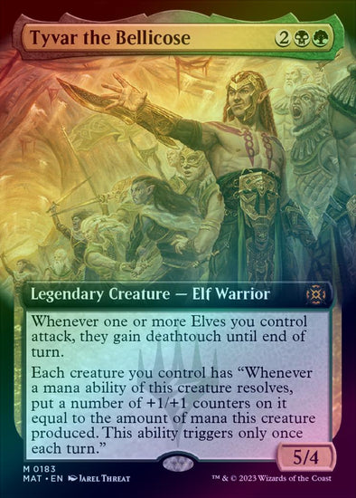 401 Games Canada - Tyvar the Bellicose - Extended Art (Foil) (MAT) 401 Games Canada - Tyvar the Bellicose - Extended Art (Foil) (MAT)