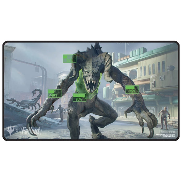 Ultra Pro - Playmat Black Stitched - MTG Fallout W