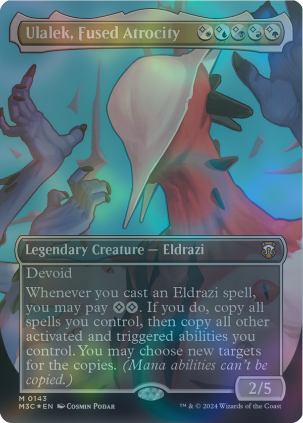 Ulalek, Fused Atrocity - Borderless (Ripple Foil) (M3C)