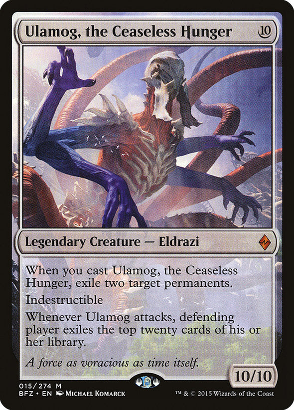 Ulamog, the Ceaseless Hunger (BFZ) available at 401 Games Canada