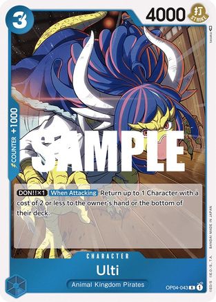 Ulti - OP04-043 - Rare available at 401 Games Canada