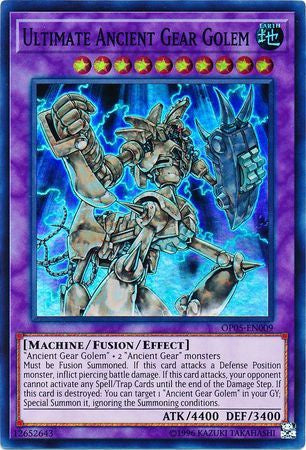 Ultimate Ancient Gear Golem - OP05-EN009 - Super Rare available at 401 Games Canada