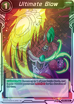 Ultimate Blow - BT8-103 - Common (FOIL) available at 401 Games Canada