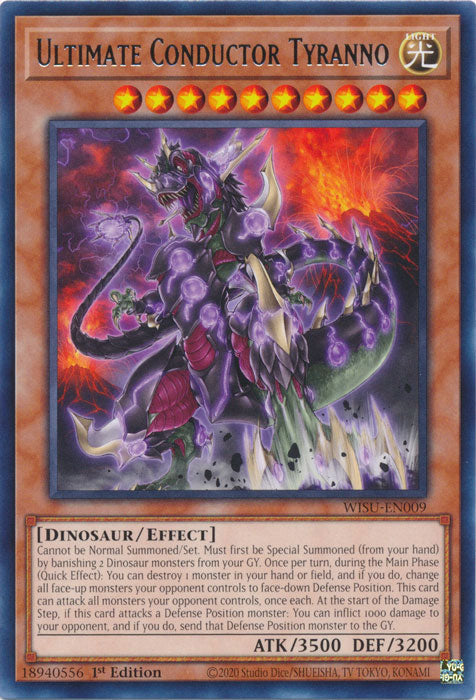 Ultimate Conductor Tyranno - WISU-EN009 - Rare - 1st Edition available at 401 Games Canada